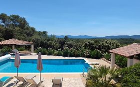 Lorgues, La Tourelle, Immense Piscine, Plongeoir, Vue, Au Grand Calme