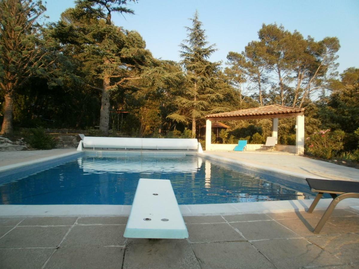 Lorgues, La Tourelle, Immense Piscine, Plongeoir, Vue, Au Grand Calme Villa Buitenkant foto